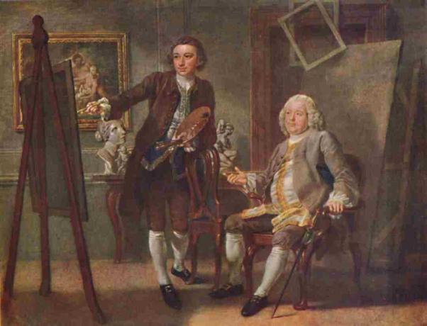 רוברט וולפול הרוזן הראשון מאורפורד קג באולפן פרנסיס היימן רא בערך 1748-1750